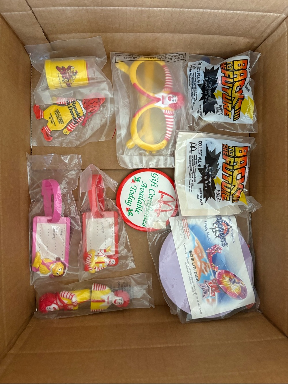 McDonald's Yellow Ronald McDonald Sunglasses and Toy Party Set - Yellow